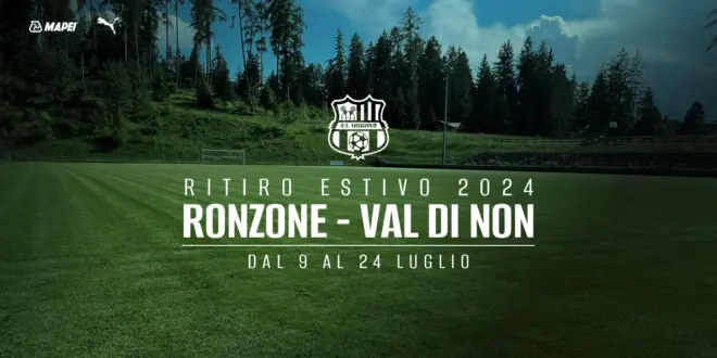 ritiro ronzone sassuolo