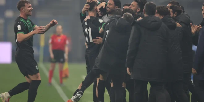 premiazione sassuolo serie b
