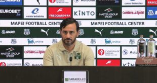 alberto aquilani conferenza stampa sassuolo milan