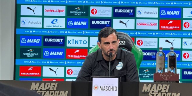 Frosinone-Sassuolo, Aquilani: “Non possiamo arrivare impreparati. Difesa? Abbiamo diverse soluzioni”