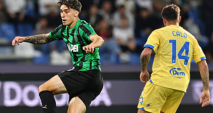 tabellino frosinone sassuolo